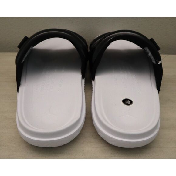 Jordan DM1683-061 Men Sz 13 Black/Red/White Super Play Slip-On Slide Sandals - Picture 3 of 14